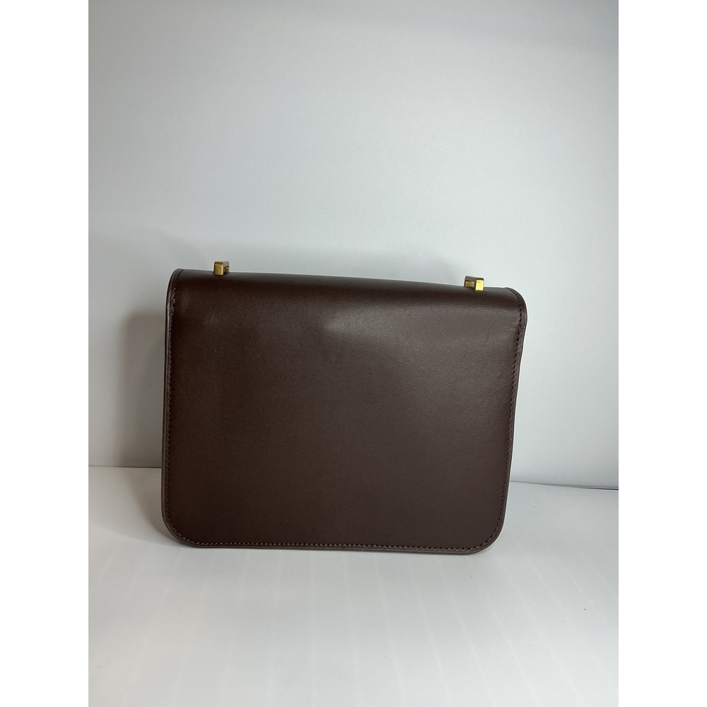 Italian Leather Box Shoulder Bag - Picture 2 of 3